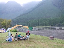 田貫湖キャンプ場 南側キャンプサイト