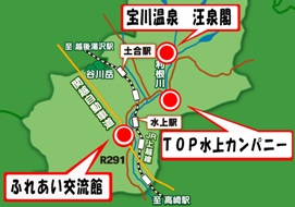 ちきゅう遊び~スポーツの秋 川で遊ぶ!!~ 地図