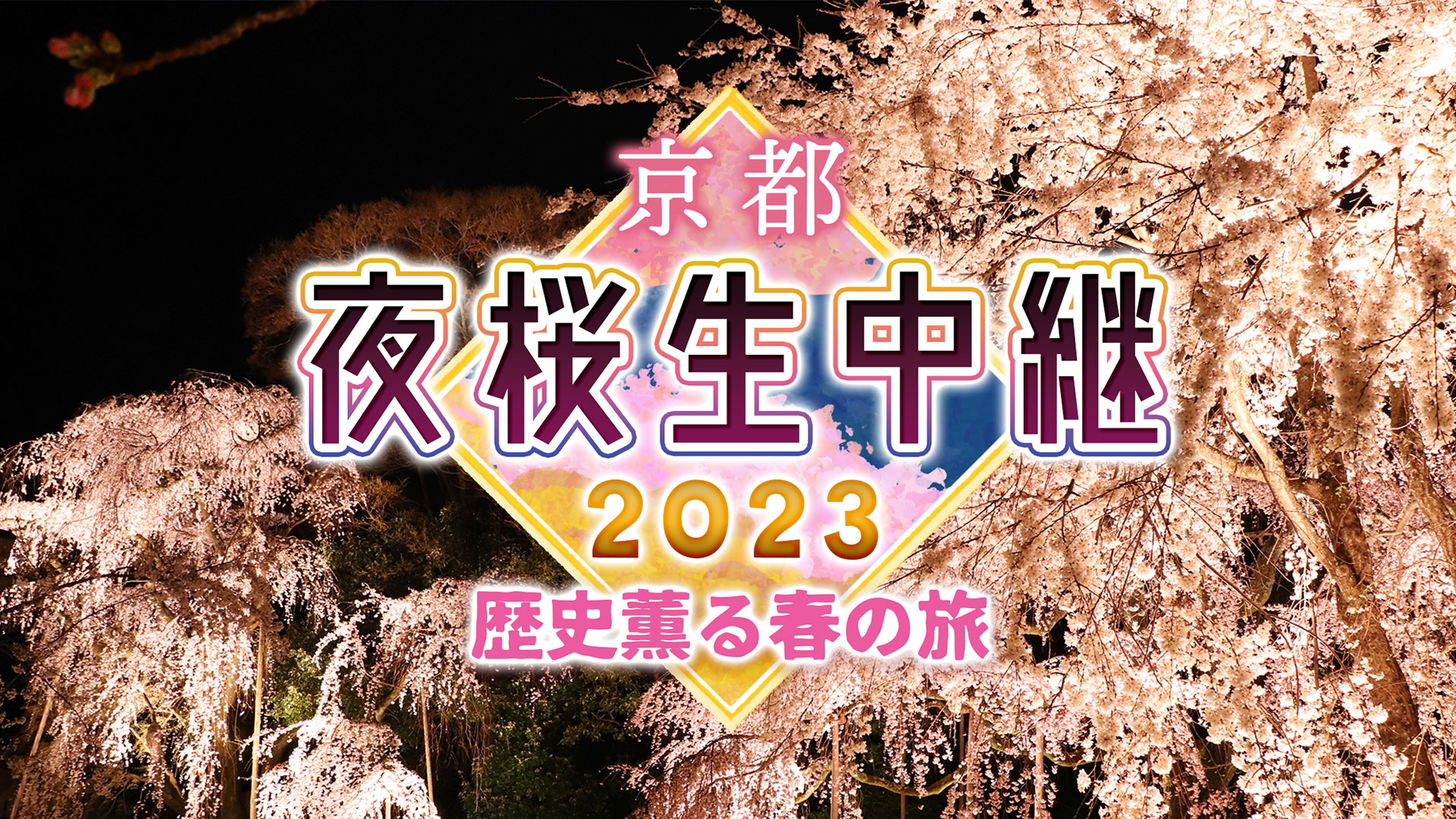 京都夜桜生中継2023～歴史薫る春の旅～