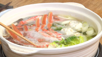 ズワイガニの鍋