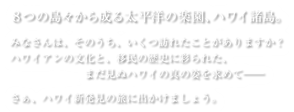 ハワイ新発見 楽園の島々をたずねて Bs11