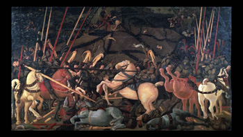 パウロ・ウッチェロ「サン・ロマーノの戦い（ウフィツィ版）」 第26回