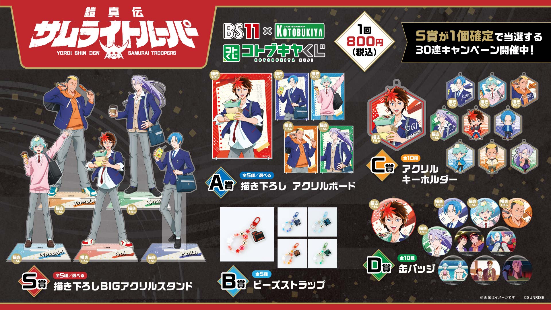 賞品ラインアップ